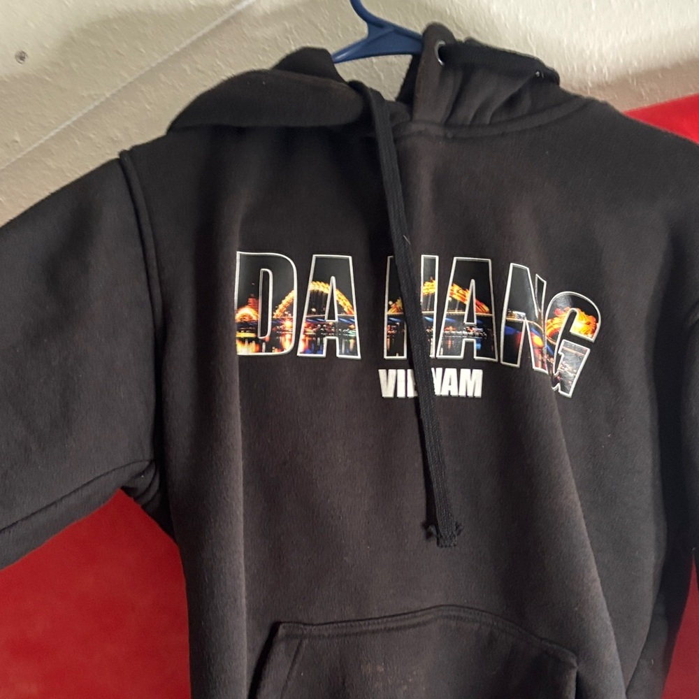 Black Graphic Hoodie